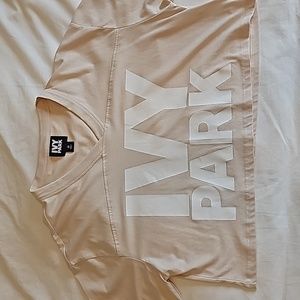 Ivy Park cropped tee size M